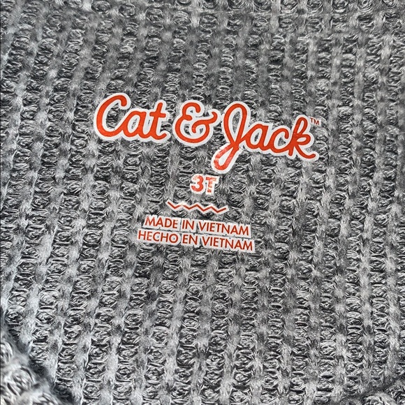 Cat & Jack Gray Sweater Dress 3T EUC - Picture 8 of 10
